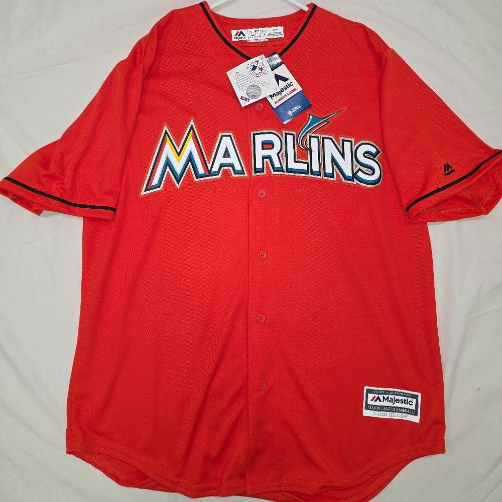 Majestic Miami Marlins Jose Fernandez Jersey